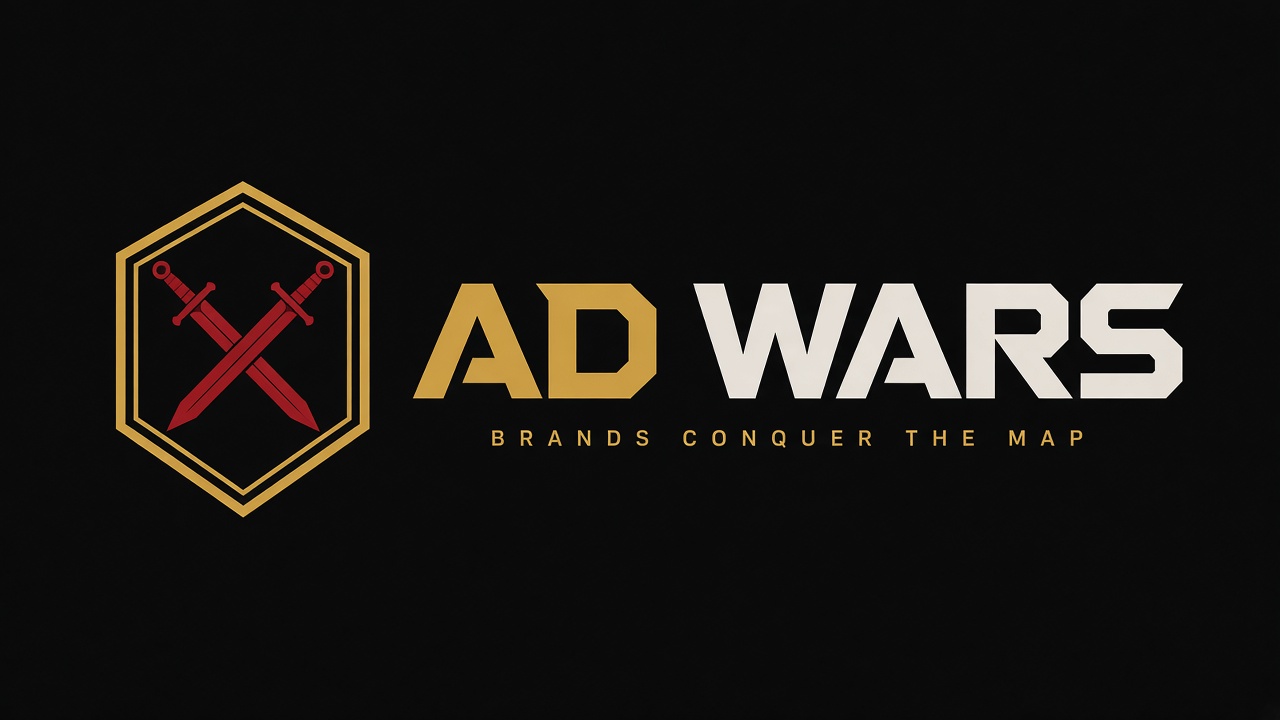Ad Wars logo — Brands conquer the map